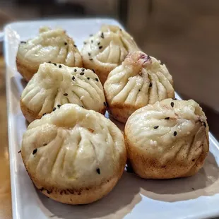 Crispy pork buns