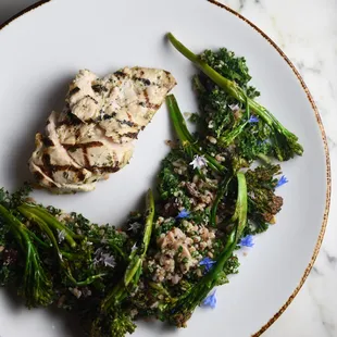 grilled chicken and broccoli