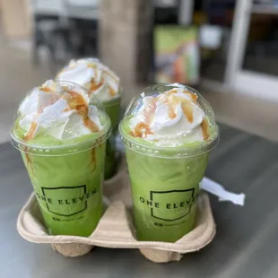 A delicious Caramel Apple Fizz.