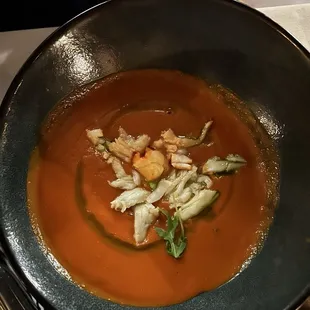 Lobster tomato bisque