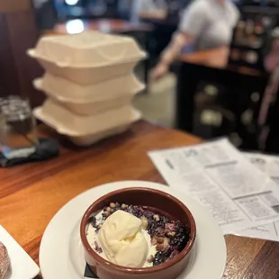 The new berry cobbler!