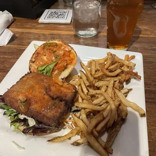 Karaage Tofu Kimchi Sandwich