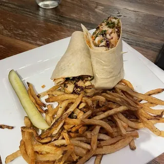 Thai Peanut Chicken Wrap