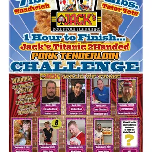 Jack's Tenderloin Challenge