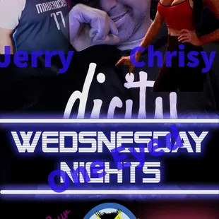 a man in a baseball cap and a woman in a red dress