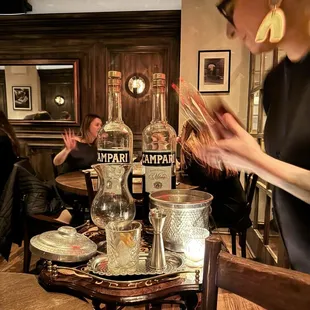 drink, sushi and sashimi