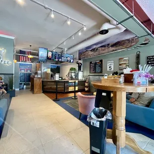 Entry to cafe