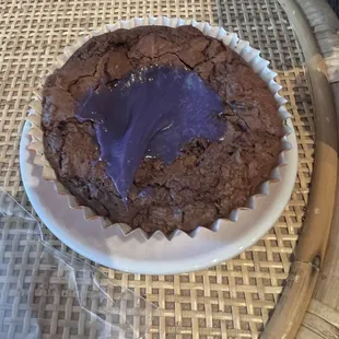 Taro brownie
