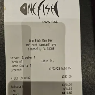 5 Course Family-Style Meal