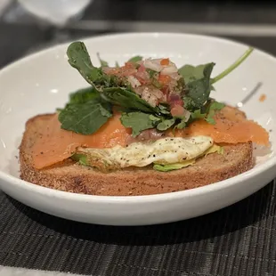 Avocado Toast with smoked salmon