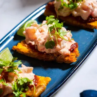 a plate of food on a table