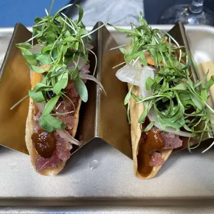 Tuna Tartare Tacos