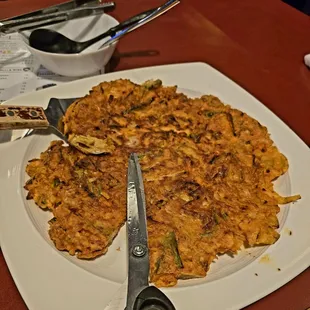 A5. Kimchi Pancake.  Yummy