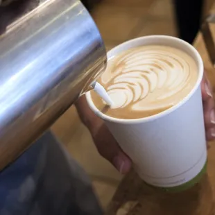 A carefully crafted latte art depiction created just for you!