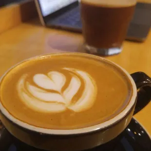 Cappuccino &amp; studying!