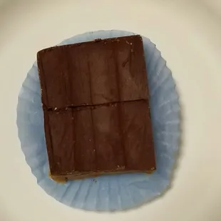 Chocolate peanut butter square