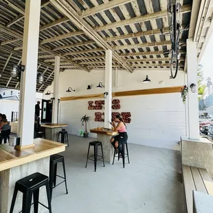 Covered patio