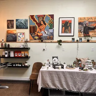 Local artist pop-up