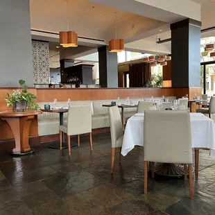 The dining room is spacious! In early evening you can have the place to yourselves! 5/6/22 at 6pm