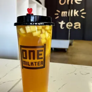 Mango fruit tea