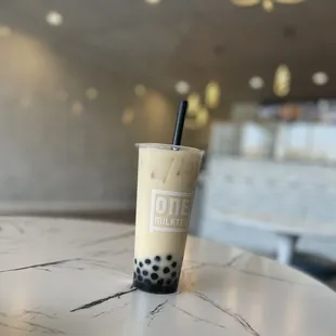 Jasmine Tea with Boba