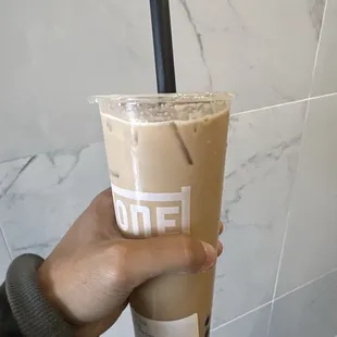 Okinawa Milk Tea W/ Boba