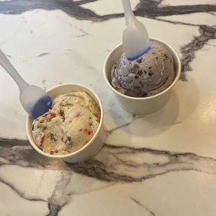 Blueberry Cheesecake and Rainbow Birthday Cake