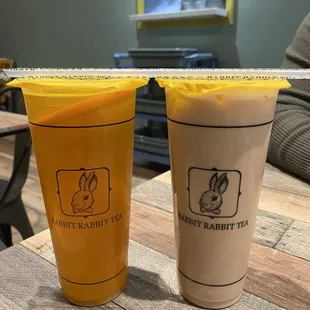 Signature Fresh Fruit Ice Tea and Assam Milk Tea