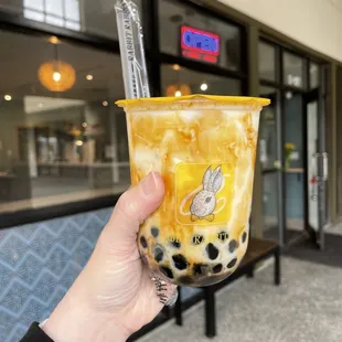 Boba with milk