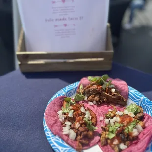 Pink tacos