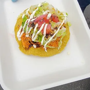 Tinga Tostada