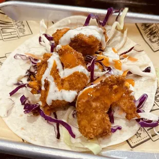 Sriracha Shrimp Taco