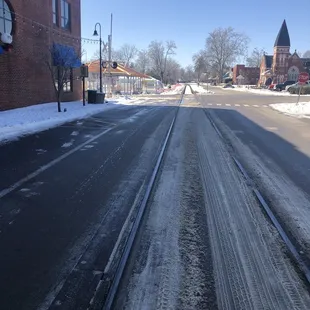 Outside looking left