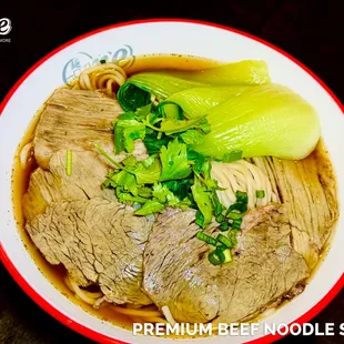 Tender beef slices, fresh bok choy, and springy noodles in a rich, savory broth--comfort in every bite!