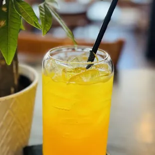 Sip into something refreshing with our vibrant Mango Iced Tea--sweet, tangy, and ice-cold perfection!