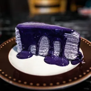Ube Crepe Cake