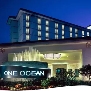 From outside the hotel