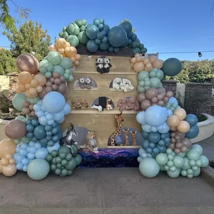 Noah Ark&apos;s theme for this Asher 1st birthday celebration