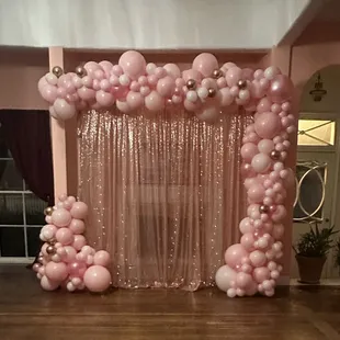 A quinceanera celebration of pink.