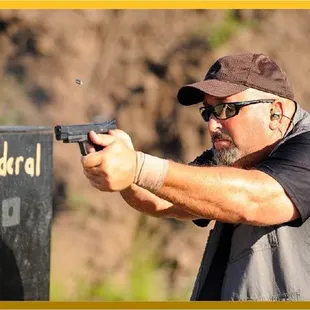 ONE on ONE Firearms President Joe Truesdale - Game face!