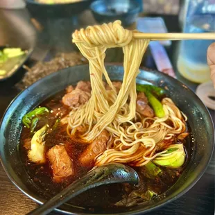 Braised Pork Rib Noodle Soup