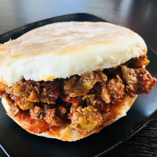 Spicy Cumin Lamb Pita Burger