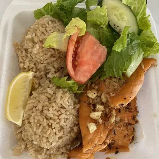 Salmon w/Butter Garlic