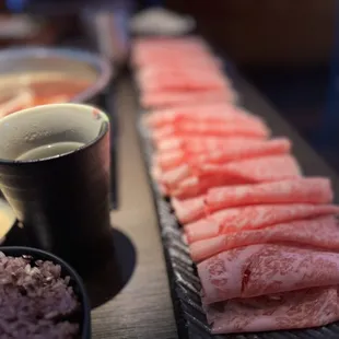 sushi and sashimi, food