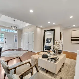 interior to front door