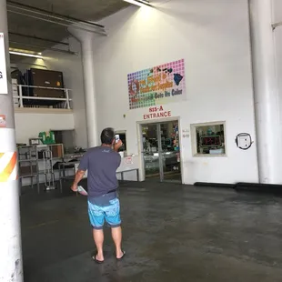 Entrance with Dad taking photos too haha!