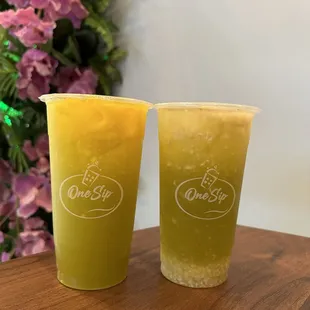 Left: Mango Sugarcane, Right: Lychee Sugarcane