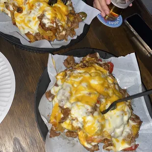 Steak and cheese fries