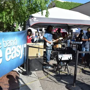 The Band Be Easy at One Spark.