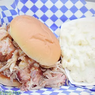 Pulled Pork Sandwich from Up in Smoke BBQ at the One Spark Food Village.